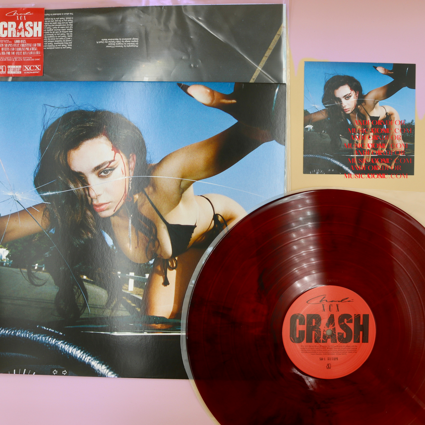 *SIGNED* Charli XCX - Crash + Art Card (LP)