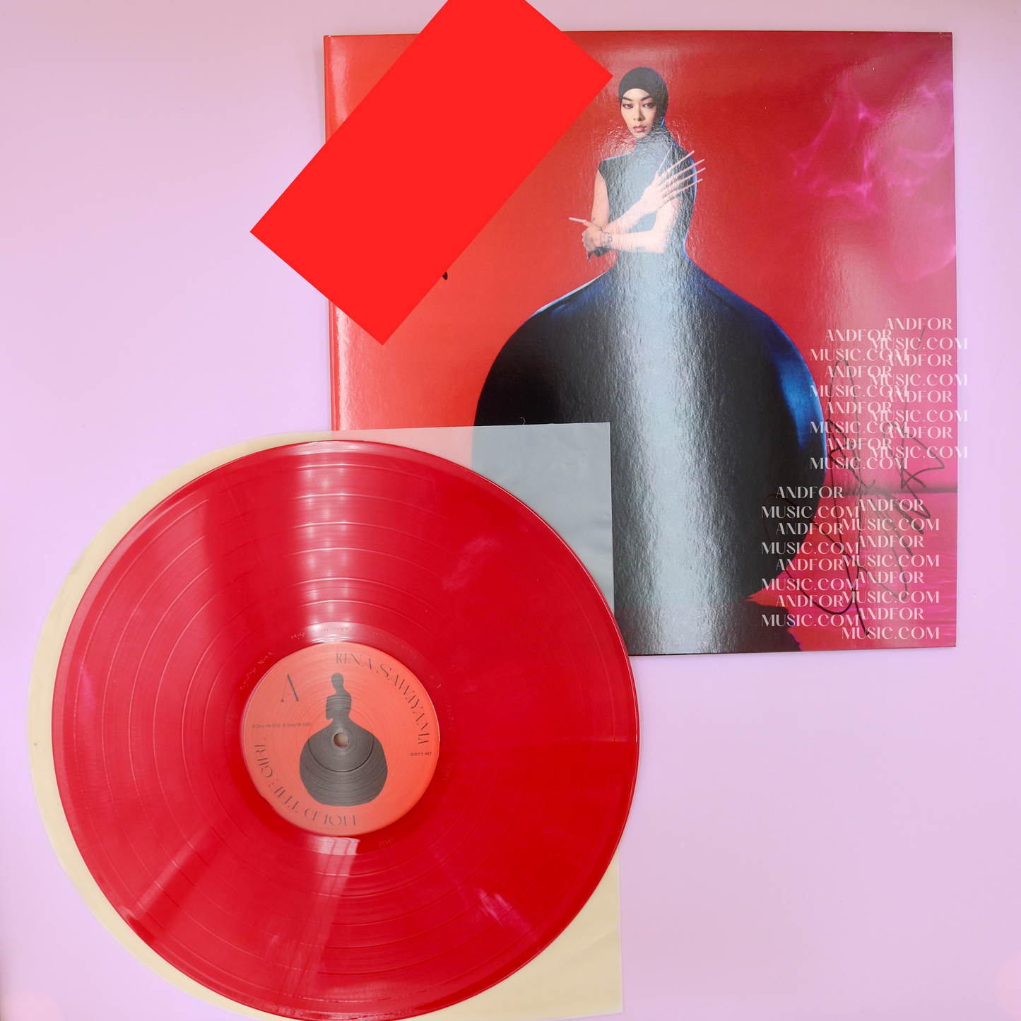 *SIGNED* Rina Sawreyna - Hold The Girl (Red LP)