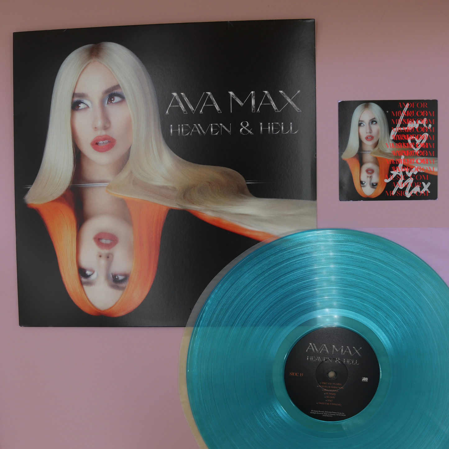 *SIGNED* Ava Max - Heaven & Hell (Insert) + Vinyl LP