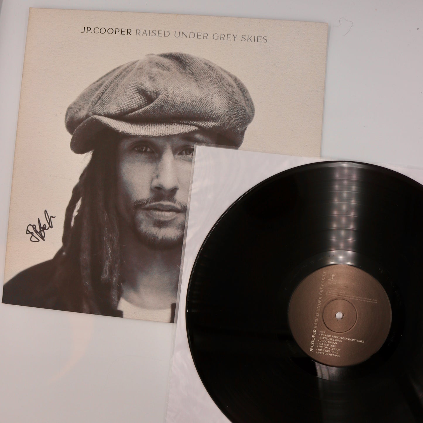 *SIGNED* JP Cooper - Raised Under Grey Skies (Vinyl LP Record)