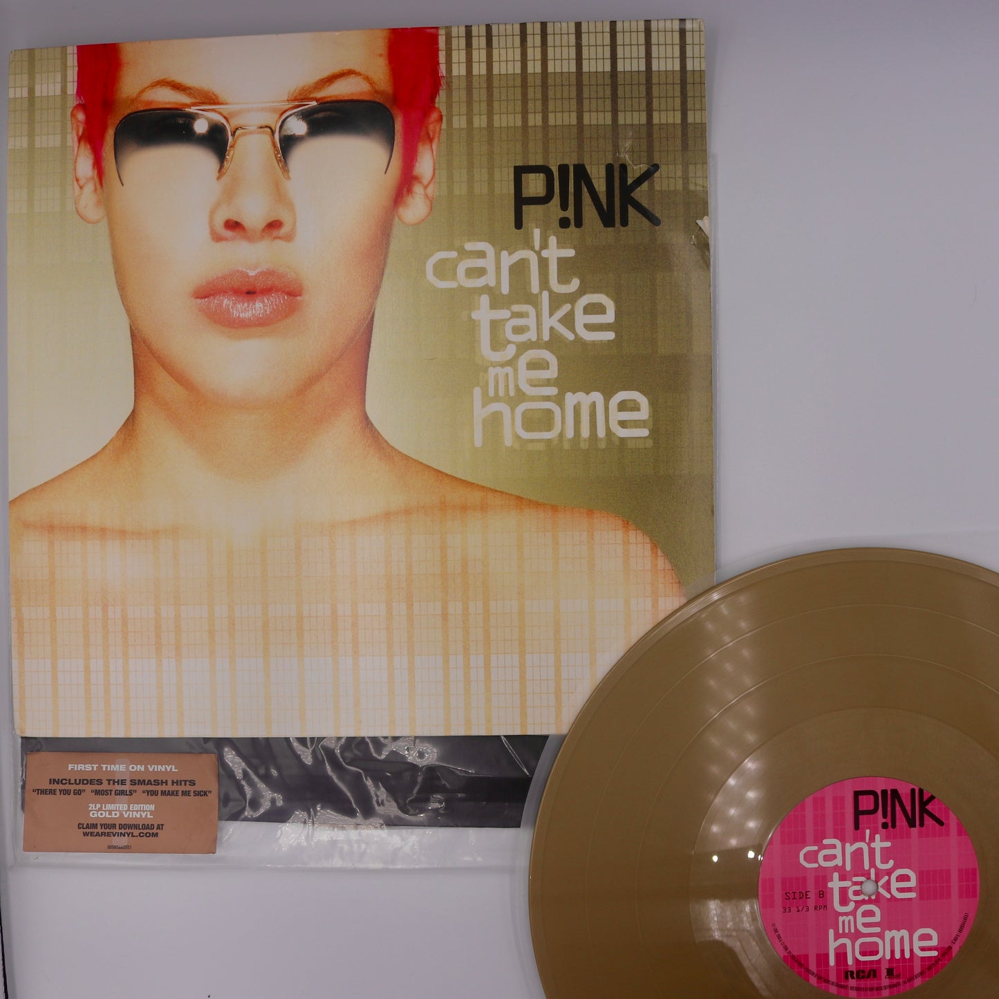 P!NK / PINK - Can't Take Me Home (UO, Gold LP)