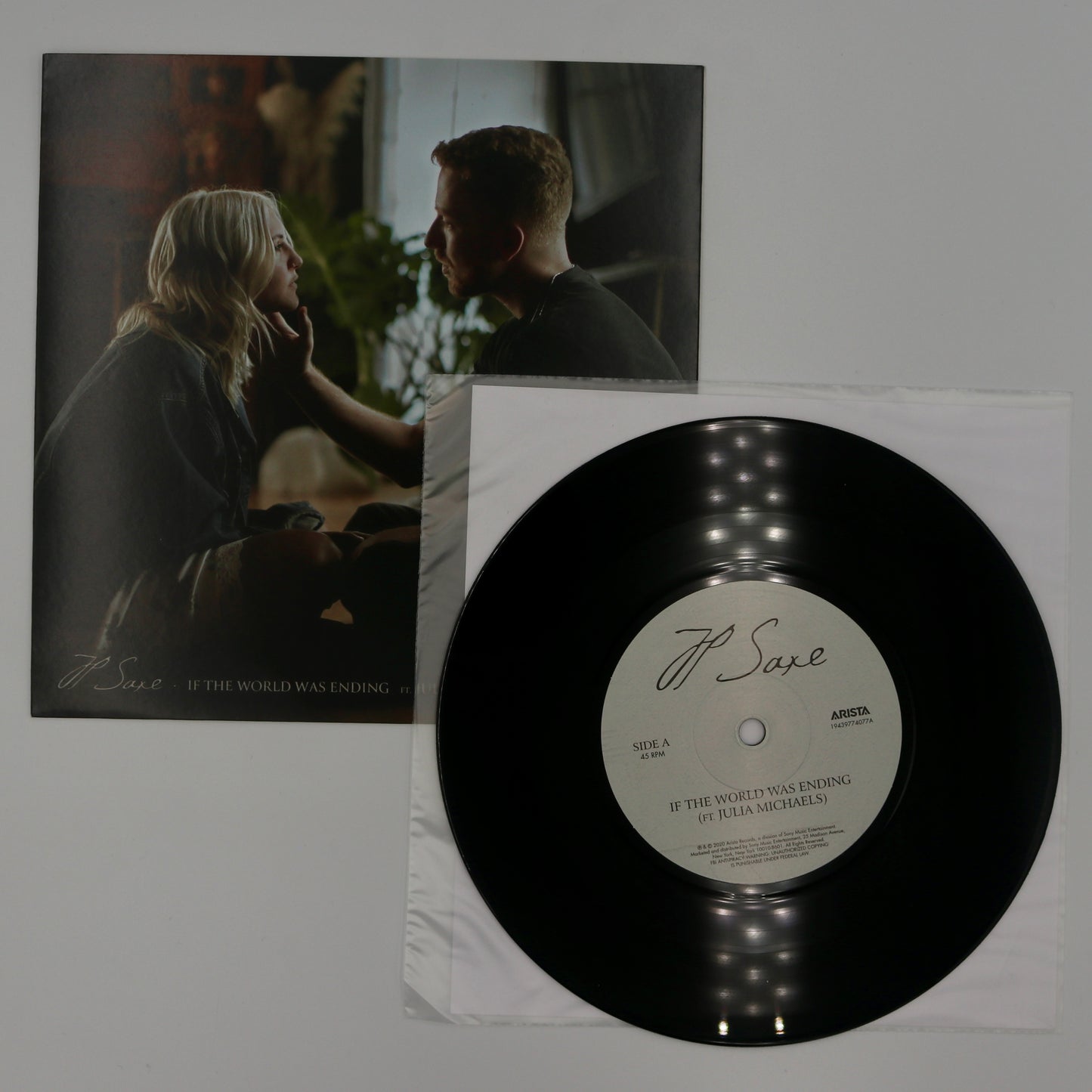 *SIGNED* JP Saxe, Julia Michaels - If The World Is Ending (LP)