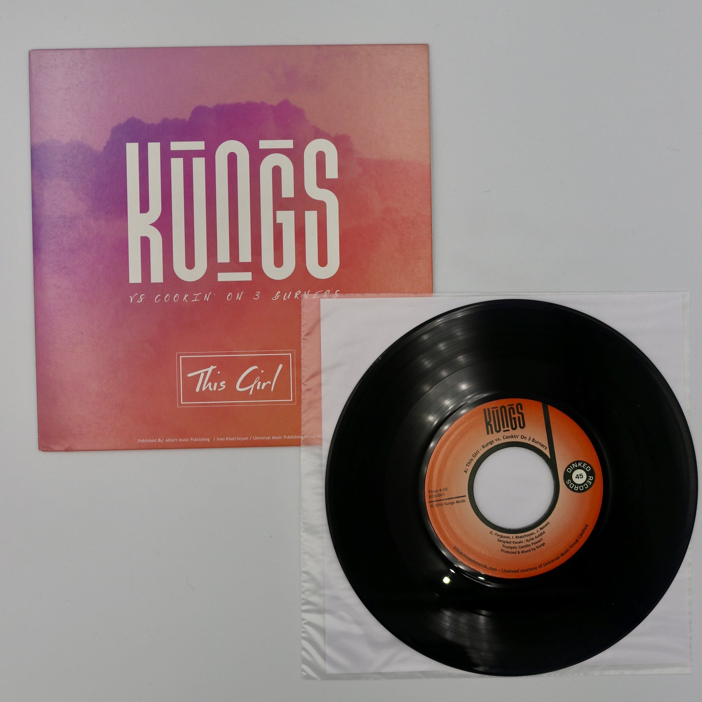 Kungs Vs Cookin' On 3 Burners - This Girl (LP)